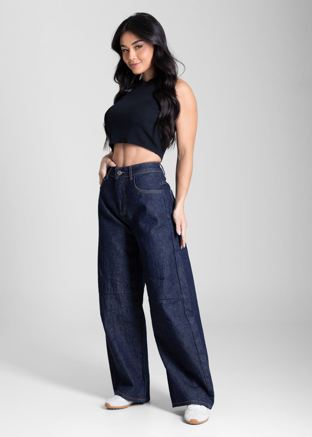 Calça Jeans Sawary Balloon Petit - 283559 AZUL
