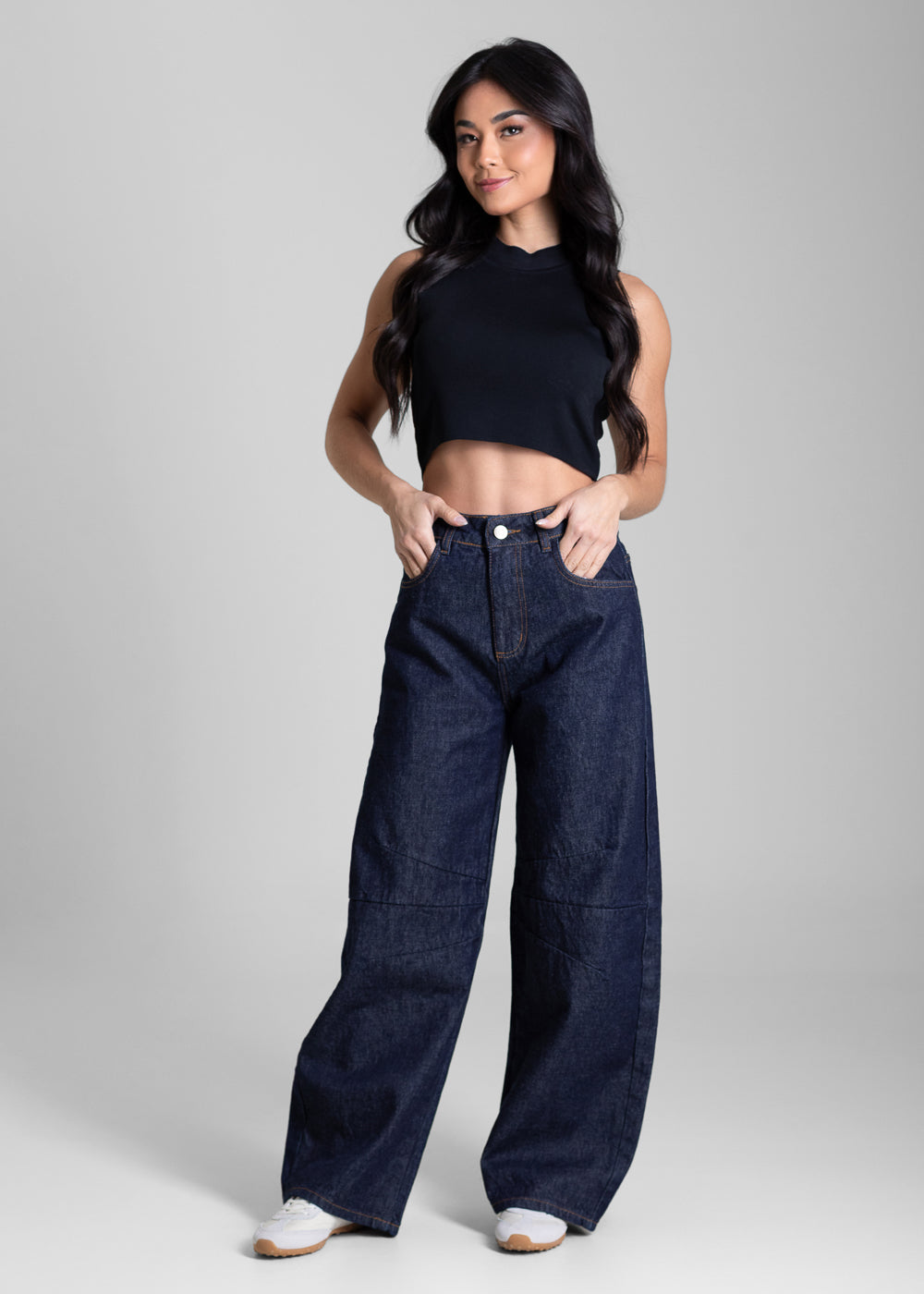 Calça Jeans Sawary Balloon Petit - 283559 AZUL