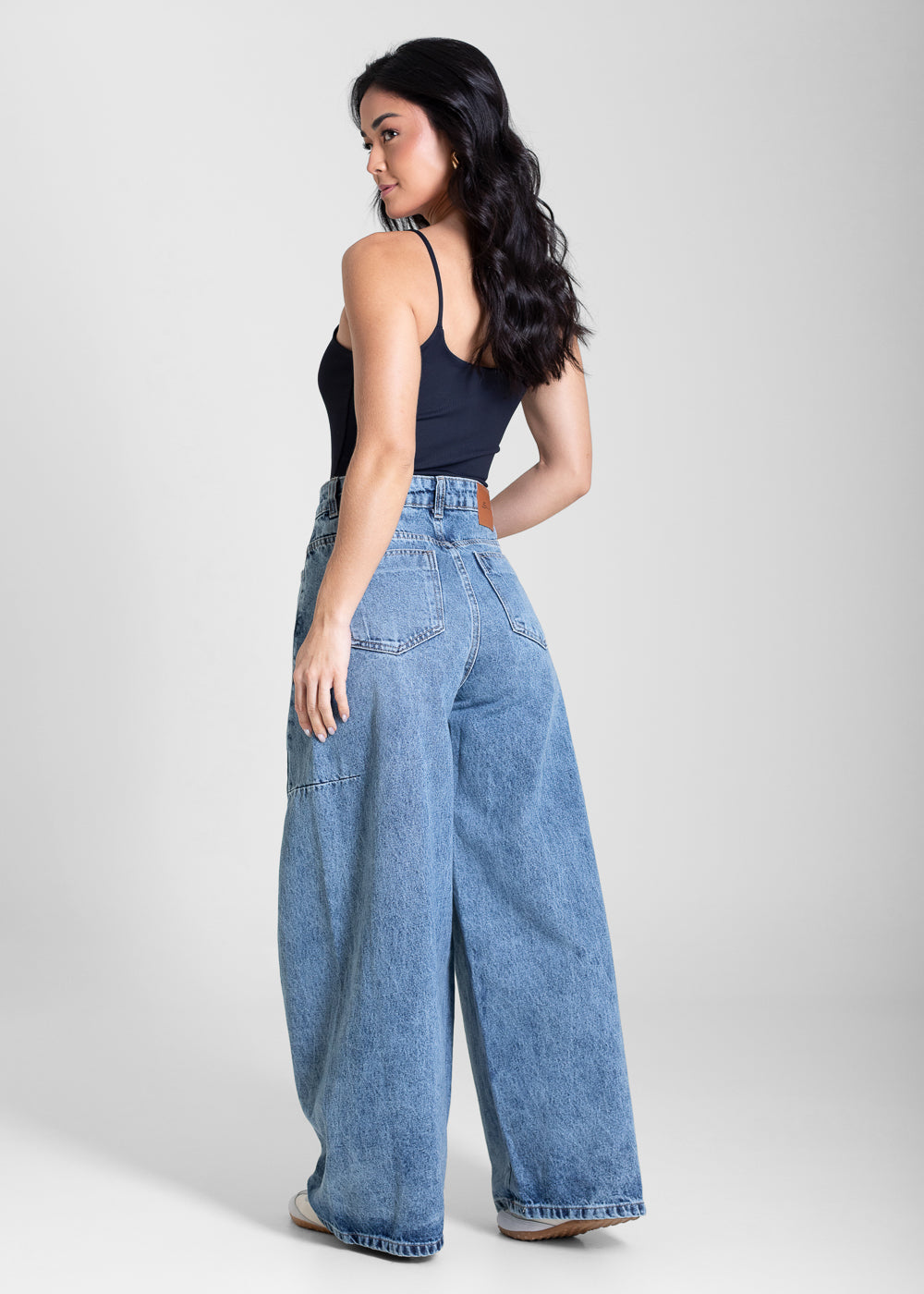 Calça Jeans Sawary Balloon Petit - 283567 AZUL