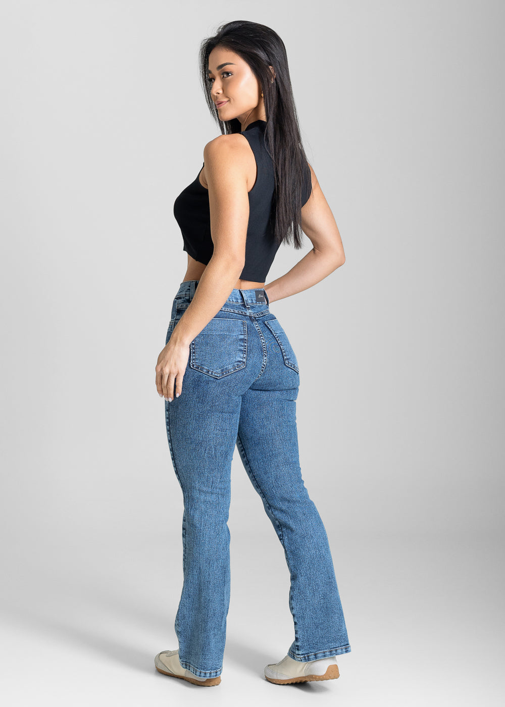 Calça Jeans Sawary Boot Cut Petit - 283579 AZUL