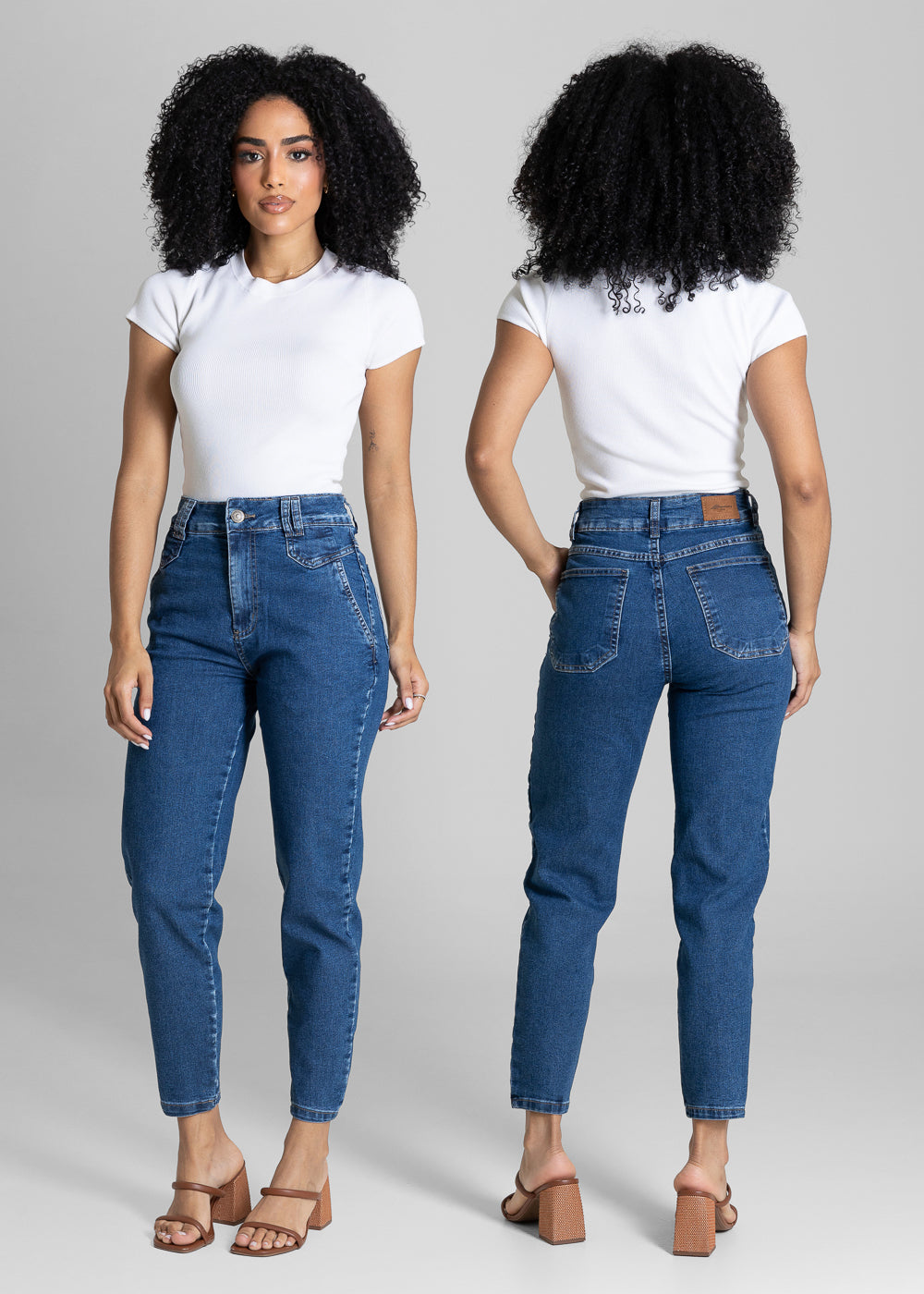 Calça Jeans Sawary Mom - 283585 AZUL