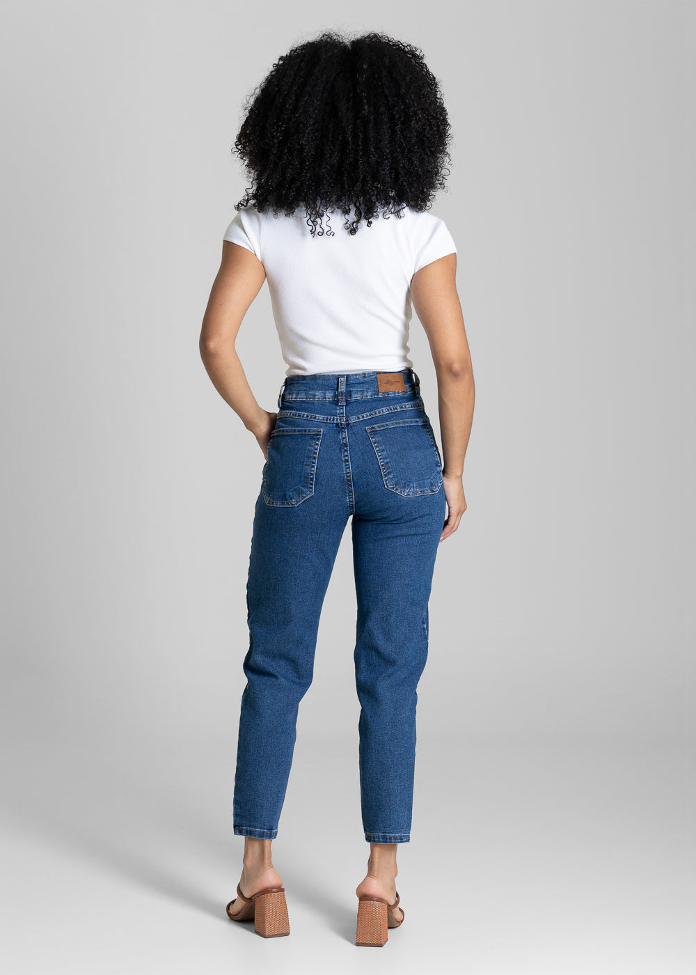Calça Jeans Sawary Mom - 283585 AZUL