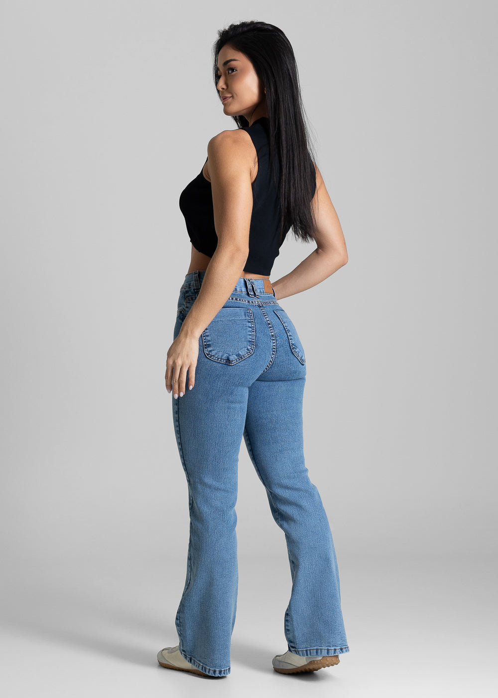 Calça Jeans Sawary Boot Cut Petit - 283586 AZUL