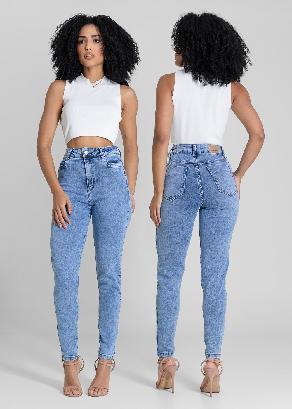 Calça Jeans Sawary Mom - 283598 AZUL