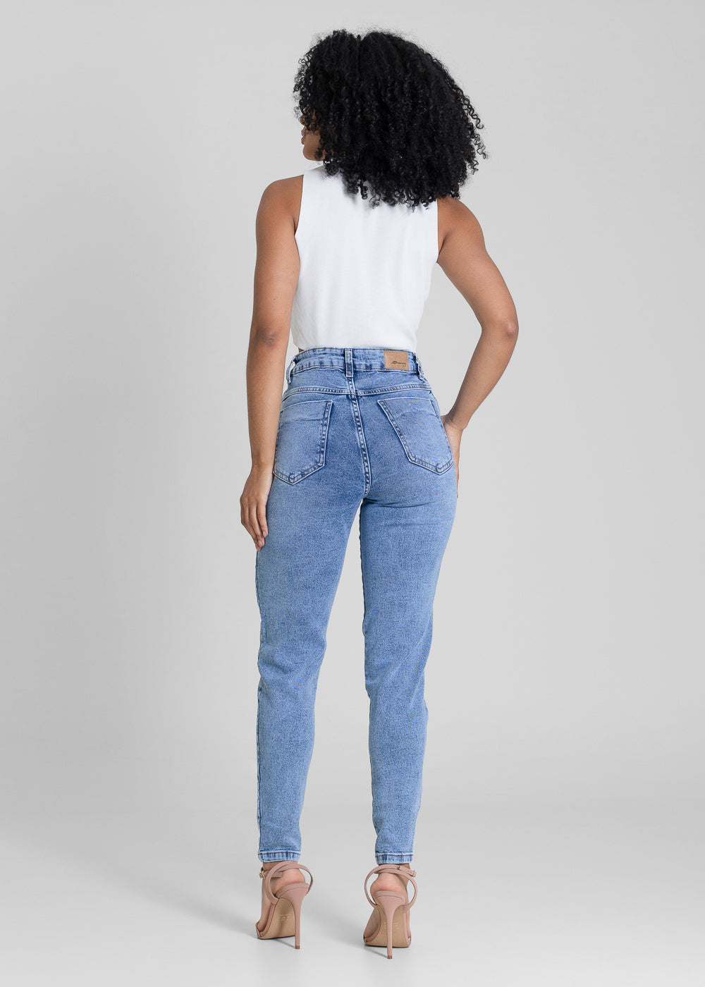 Calça Jeans Sawary Mom - 283598 AZUL