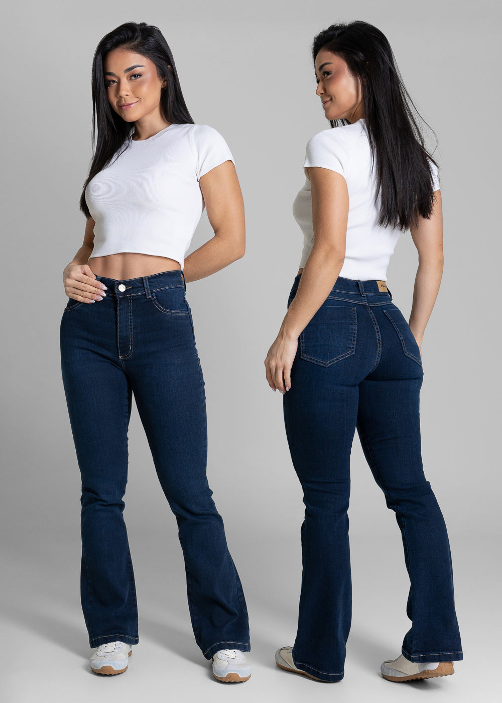 Calça Jeans Sawary Boot Cut Petit - 283599 AZUL