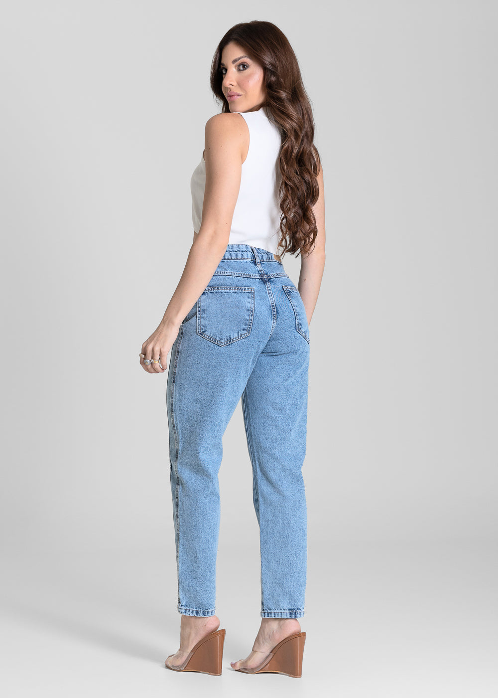 Calça Jeans Sawary Mom - 283603 AZUL