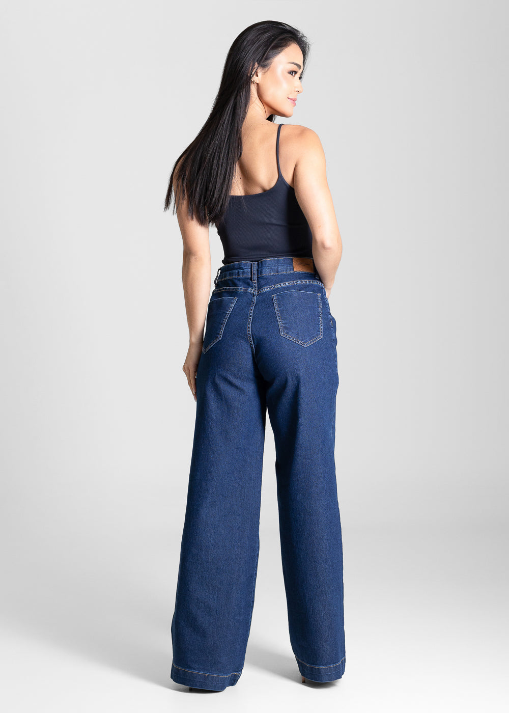 Calça Jeans Sawary Wide Leg - 283605 AZUL