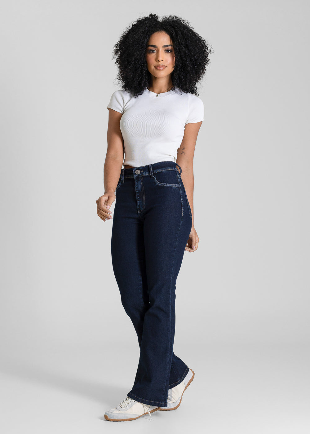 Calça Jeans Sawary Boot Cut Petit - 283607 AZUL