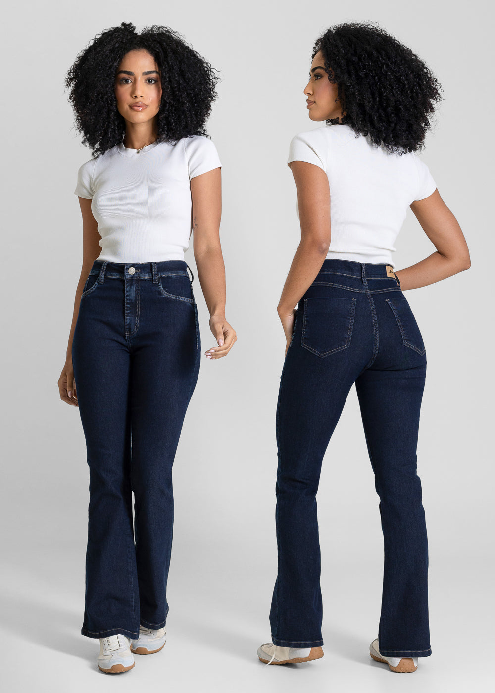 Calça Jeans Sawary Boot Cut Petit - 283607 AZUL