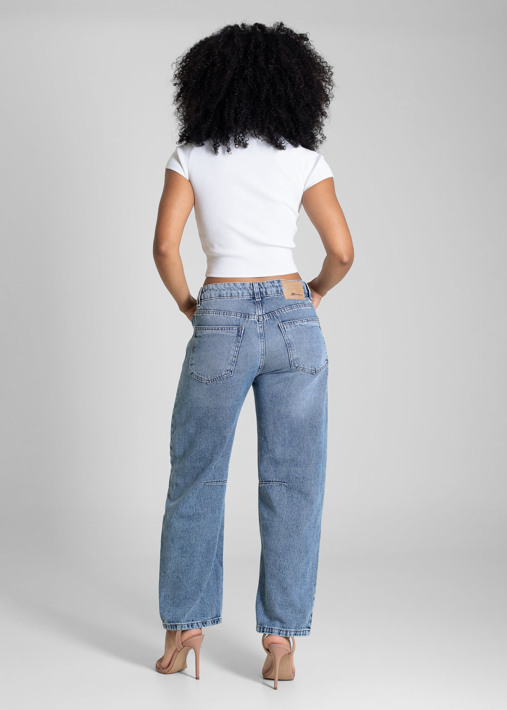 Calça Jeans Sawary Barrel - 283613 AZUL