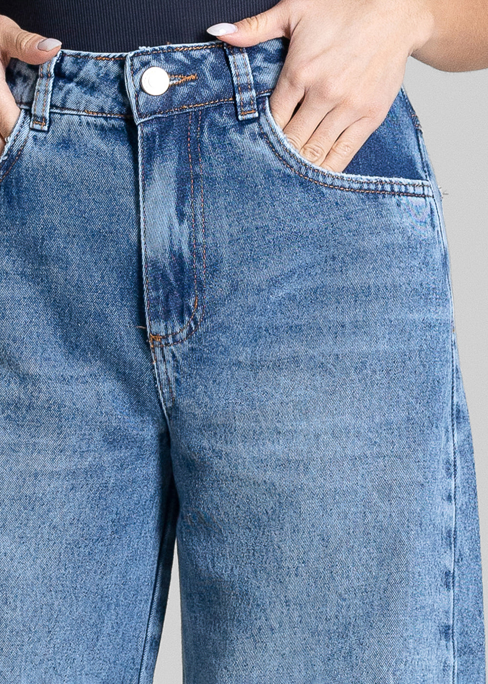 Calça Jeans Sawary Balloon Petit - 283616 AZUL