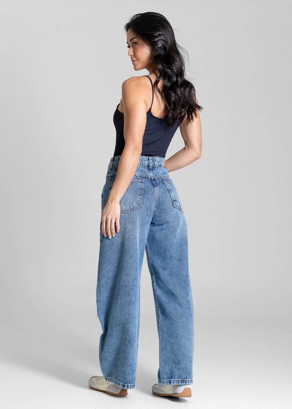 Calça Jeans Sawary Balloon Petit - 283616 AZUL