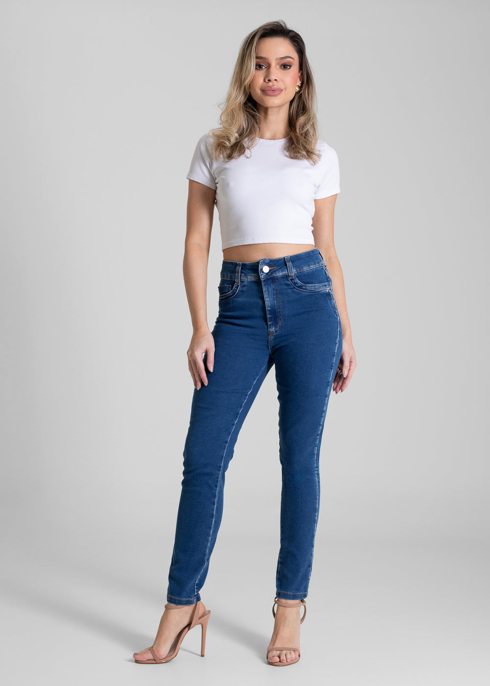 Calça Jeans Sawary Levanta Bumbum - 283619 AZUL