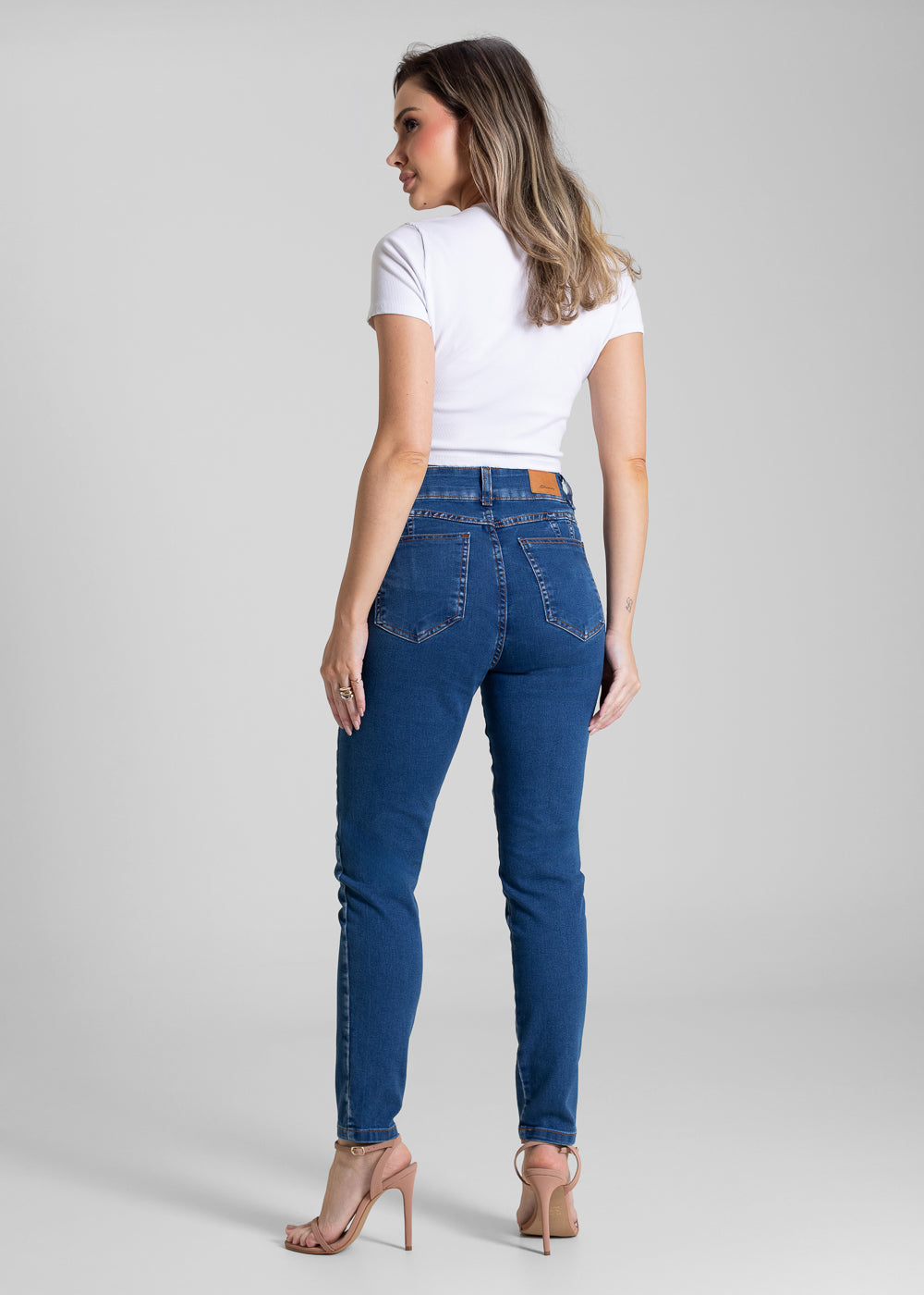 Calça Jeans Sawary Levanta Bumbum - 283619 AZUL – Sawary Jeans Atacado