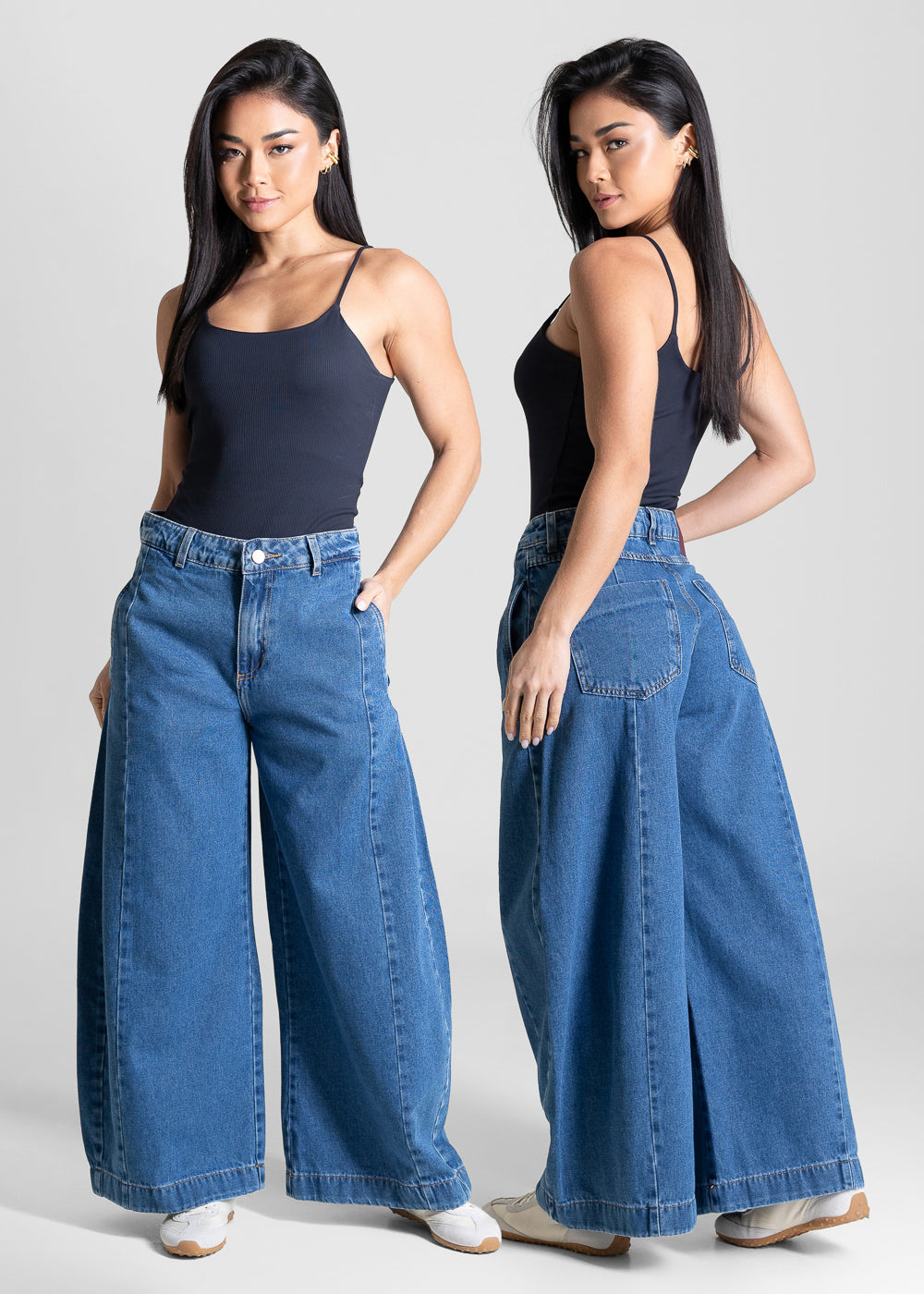 Calça Jeans Sawary Balloon Petit - 283620 AZUL