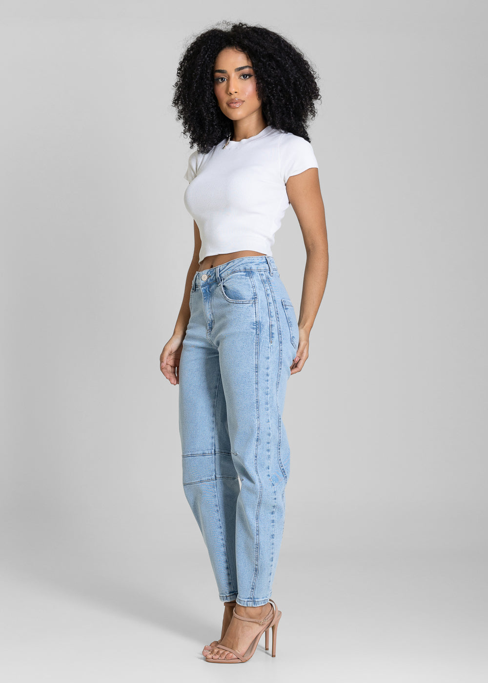 Calça Jeans Sawary Barrel - 283624 AZUL