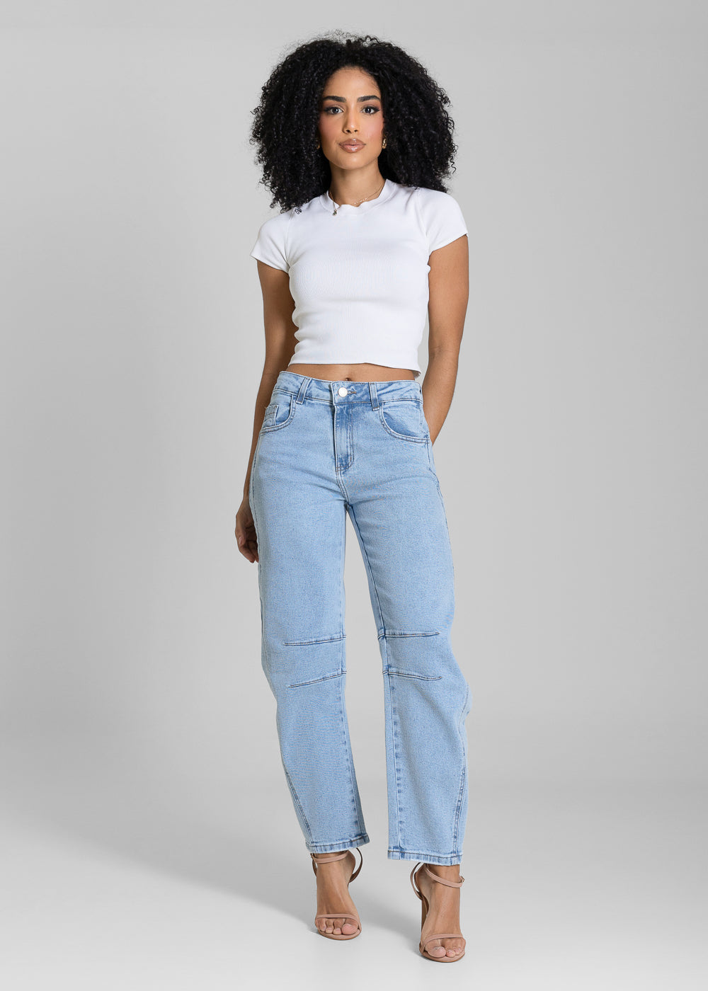 Calça Jeans Sawary Barrel - 283624 AZUL