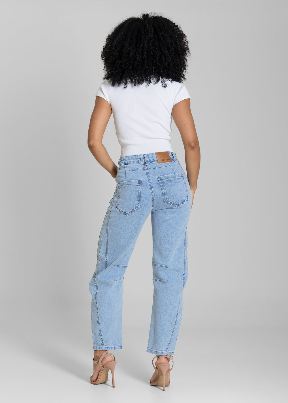 Calça Jeans Sawary Barrel - 283624 AZUL