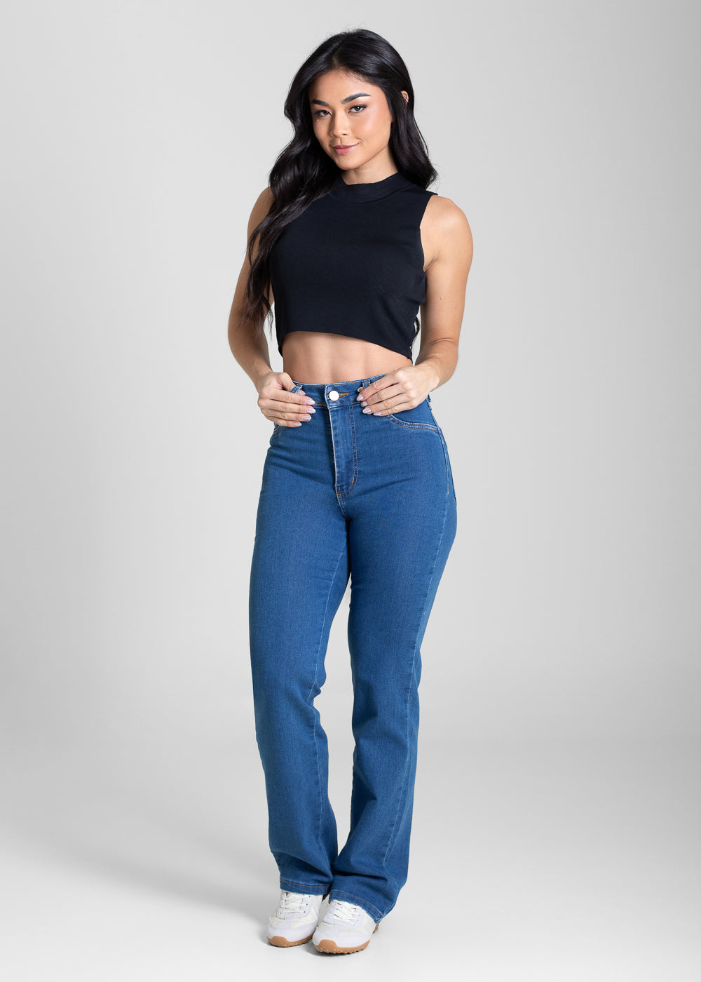 Calça Jeans Sawary Reta Petit - 283627 AZUL
