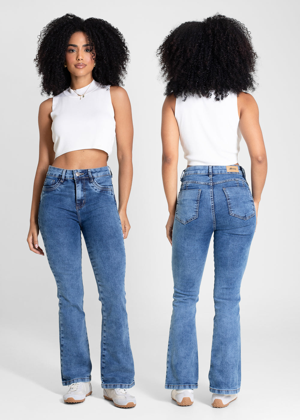 Calça Jeans Sawary Boot Cut Petit - 283628 AZUL