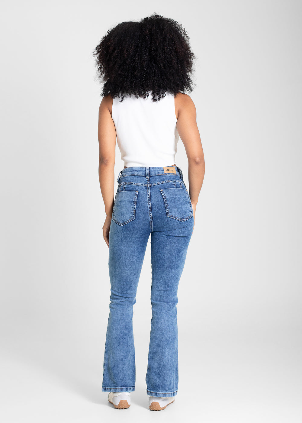 Calça Jeans Sawary Boot Cut Petit - 283628 AZUL