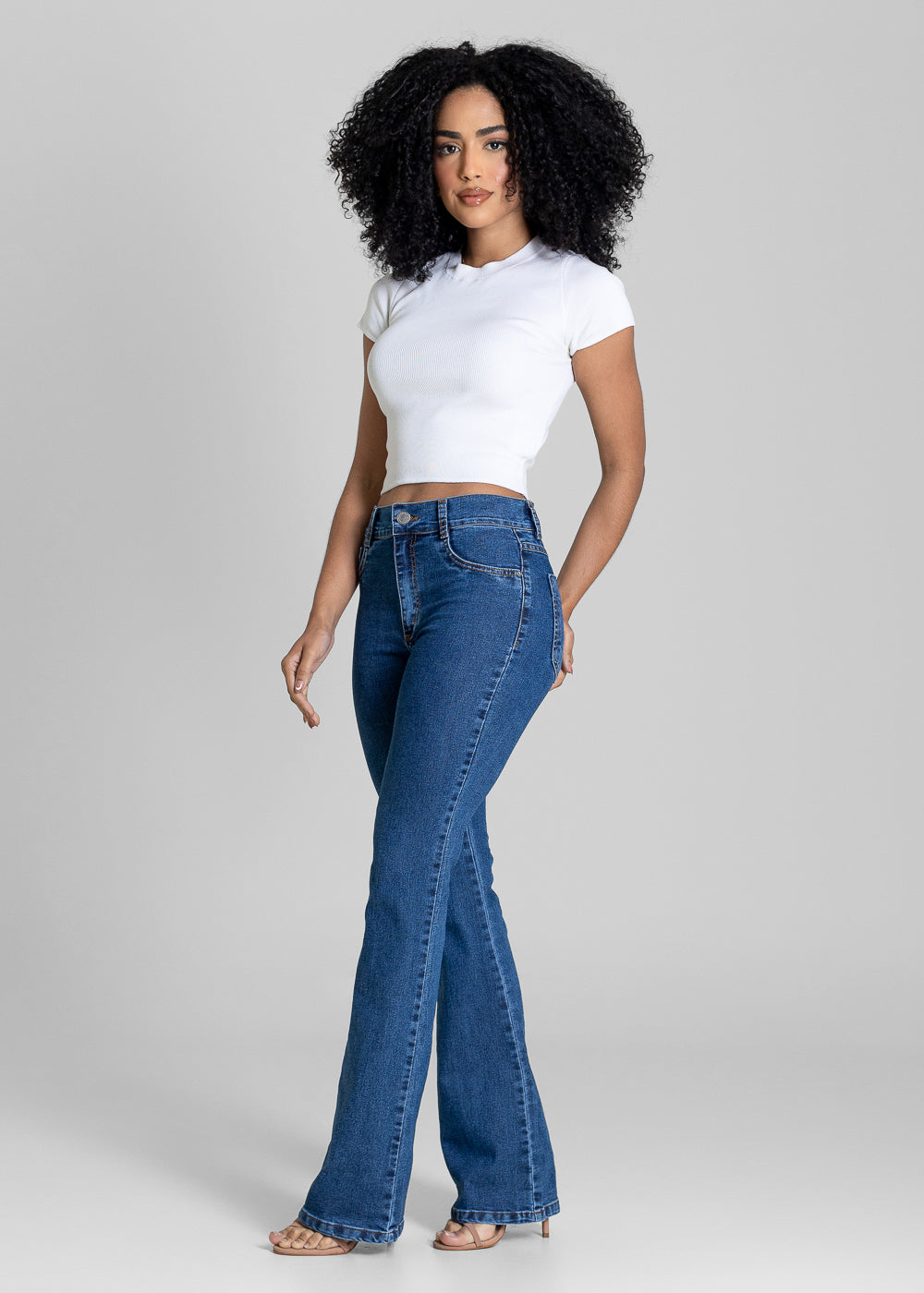 Calça Jeans Sawary Boot Cut - 283643 AZUL