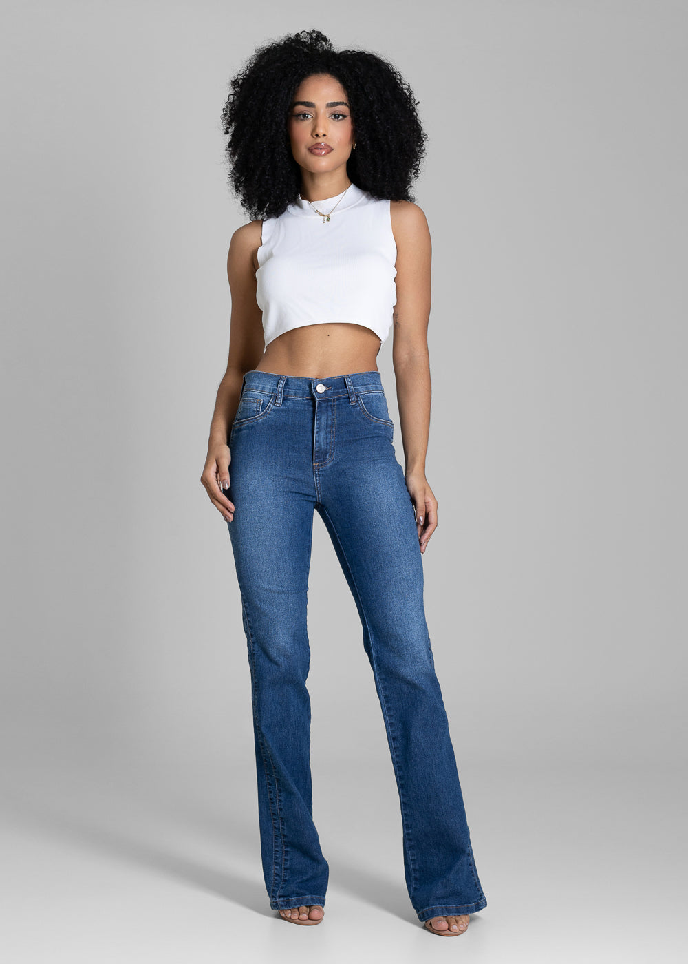 Calça Jeans Sawary Boot Cut - 283653 AZUL