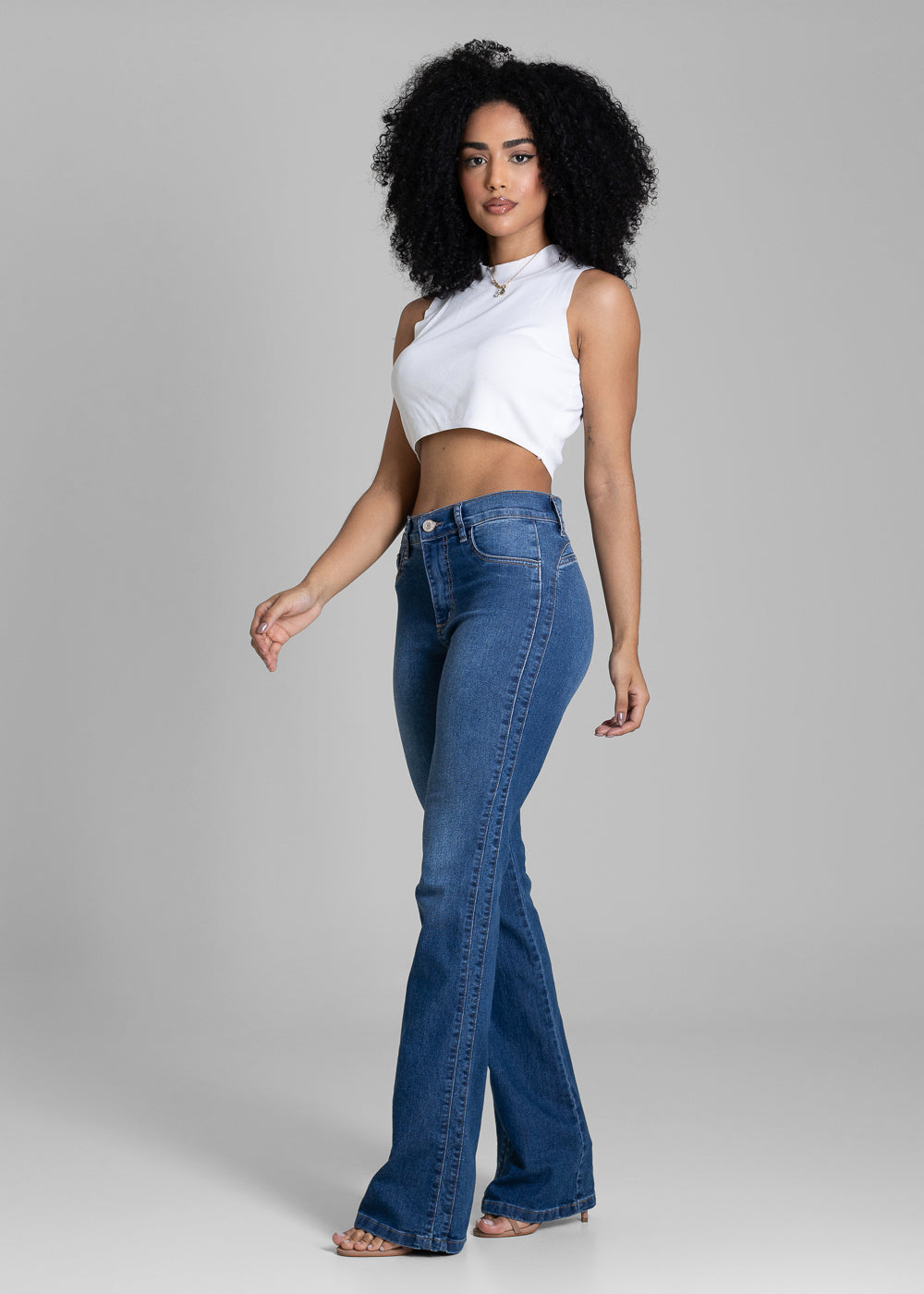 Calça Jeans Sawary Boot Cut - 283653 AZUL