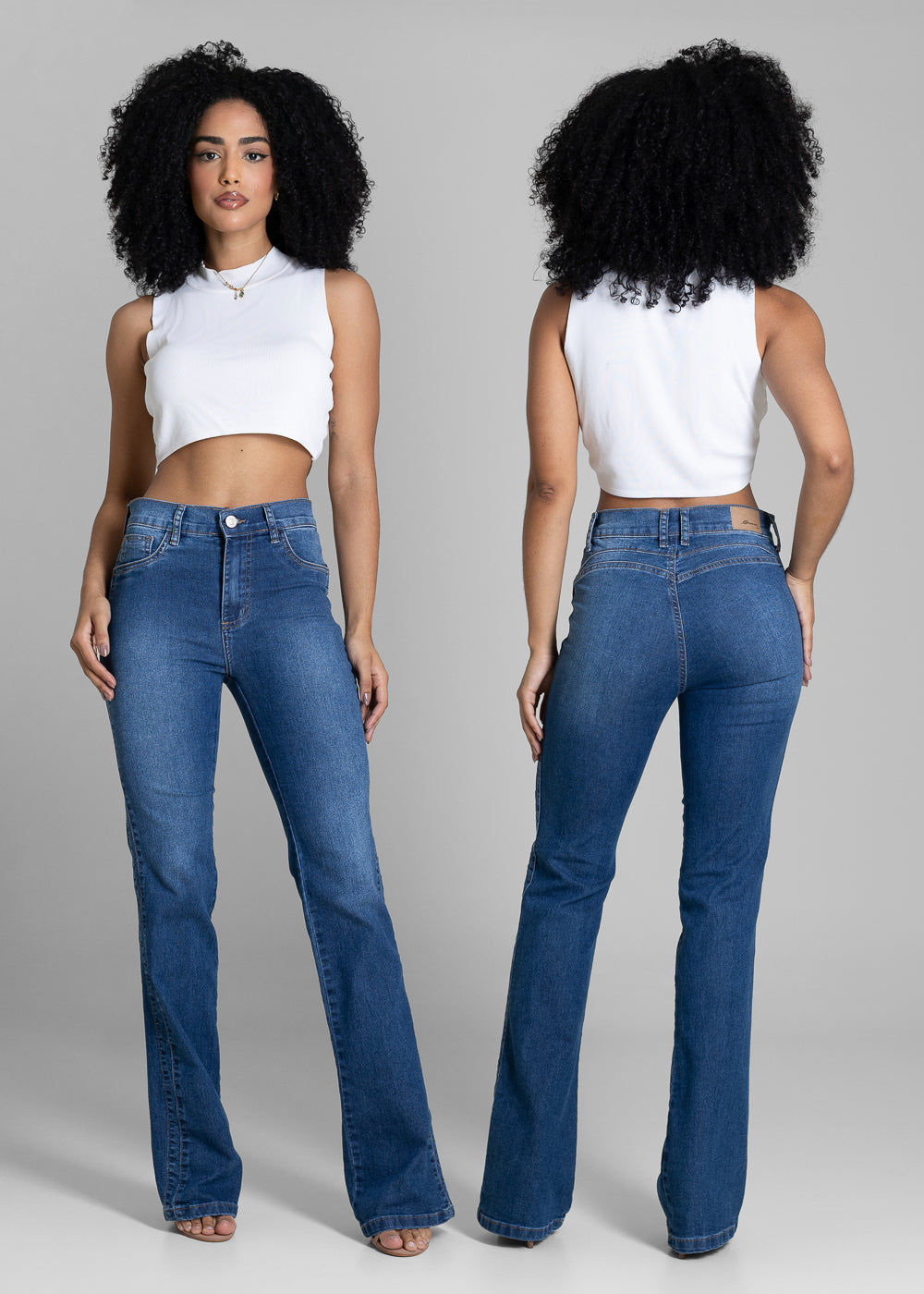 Calça Jeans Sawary Boot Cut - 283653 AZUL