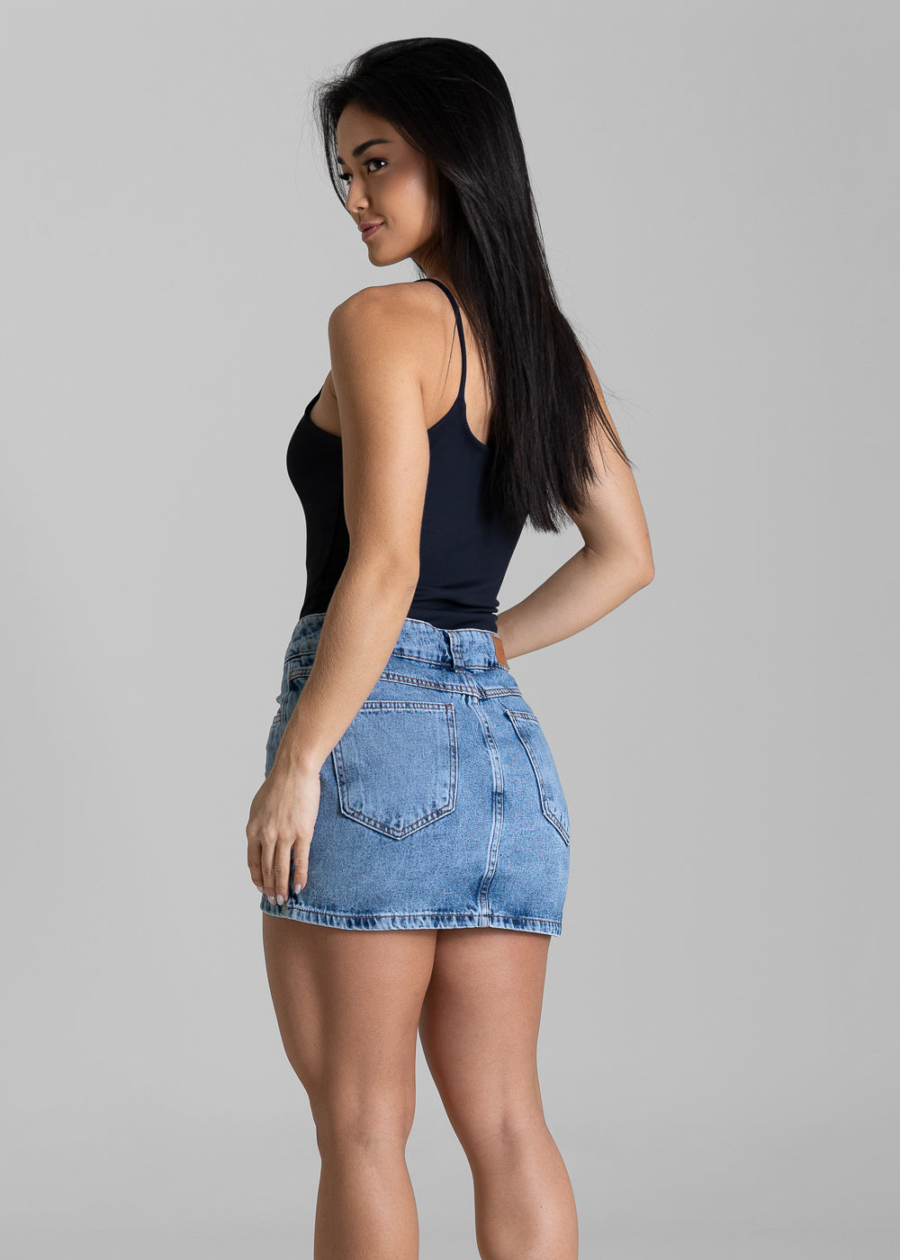 Shorts Saia Jeans Sawary - 283656 AZUL