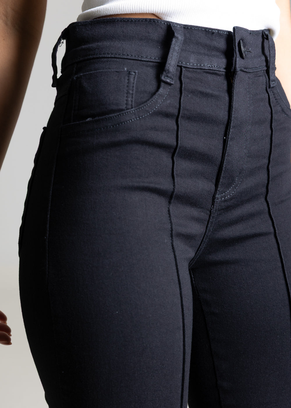Calça Sarja Sawary Boot Cut - 283666 PRETO