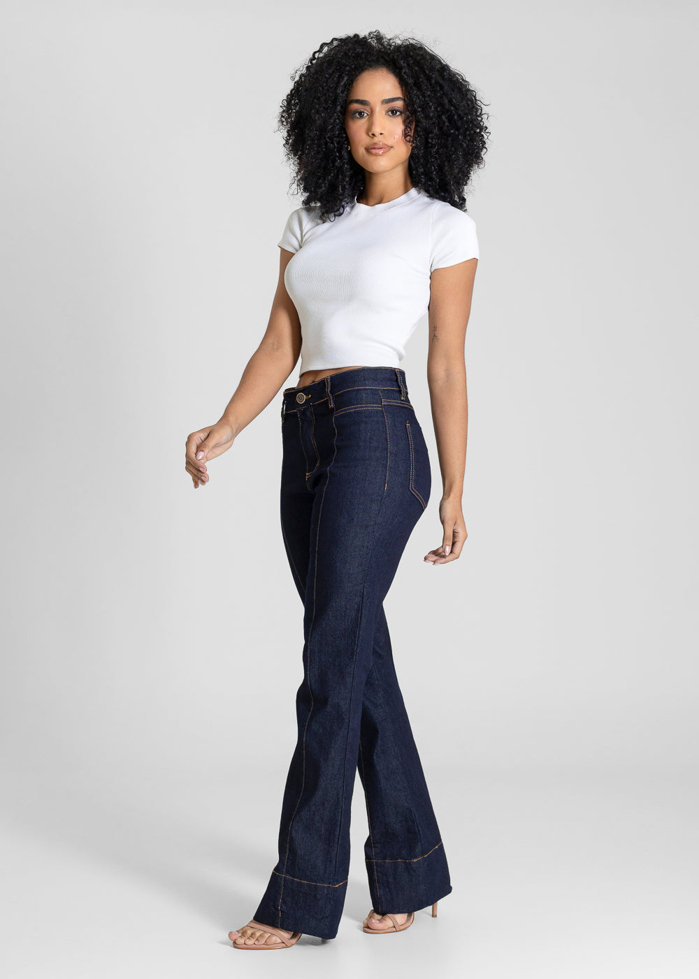Calça Jeans Sawary Boot Cut - 283668 AZUL