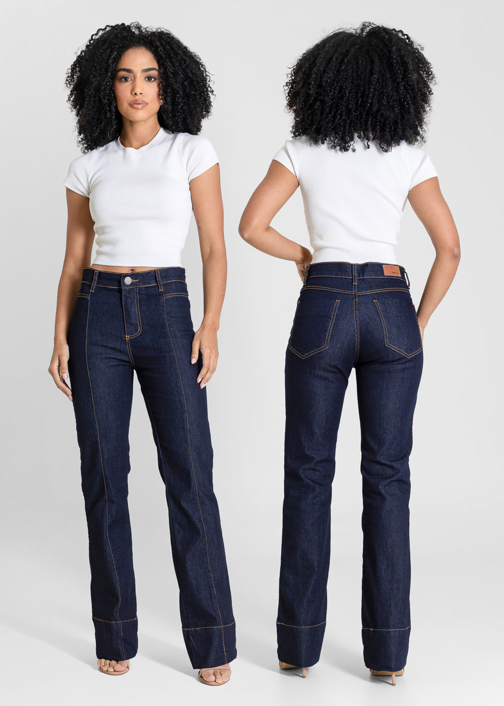 Calça Jeans Sawary Boot Cut - 283668 AZUL