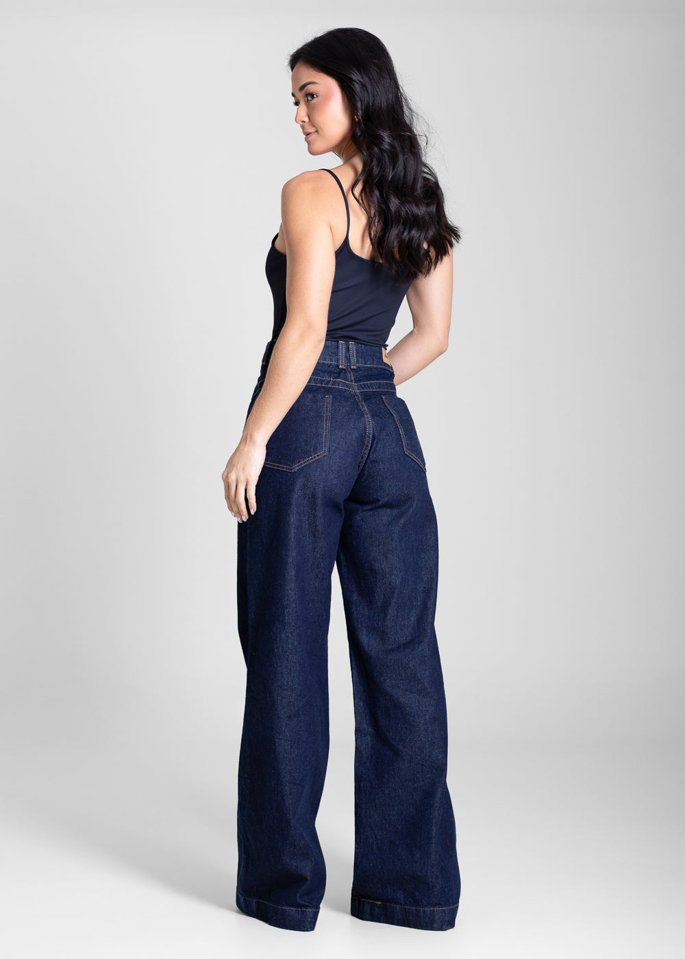 Calça Jeans Sawary Wide Leg - 283669 AZUL