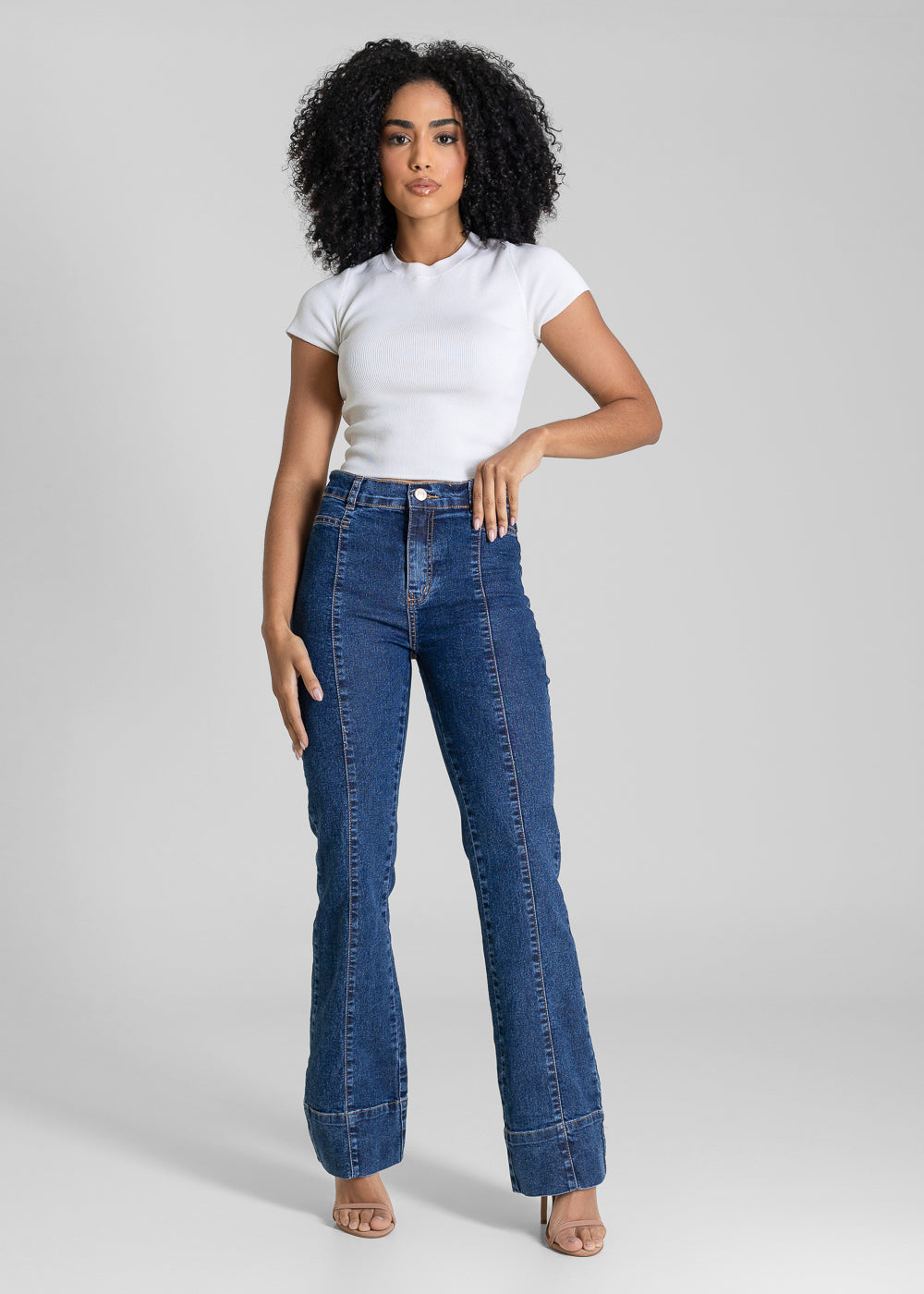 Calça Jeans Sawary Boot Cut - 283672 AZUL
