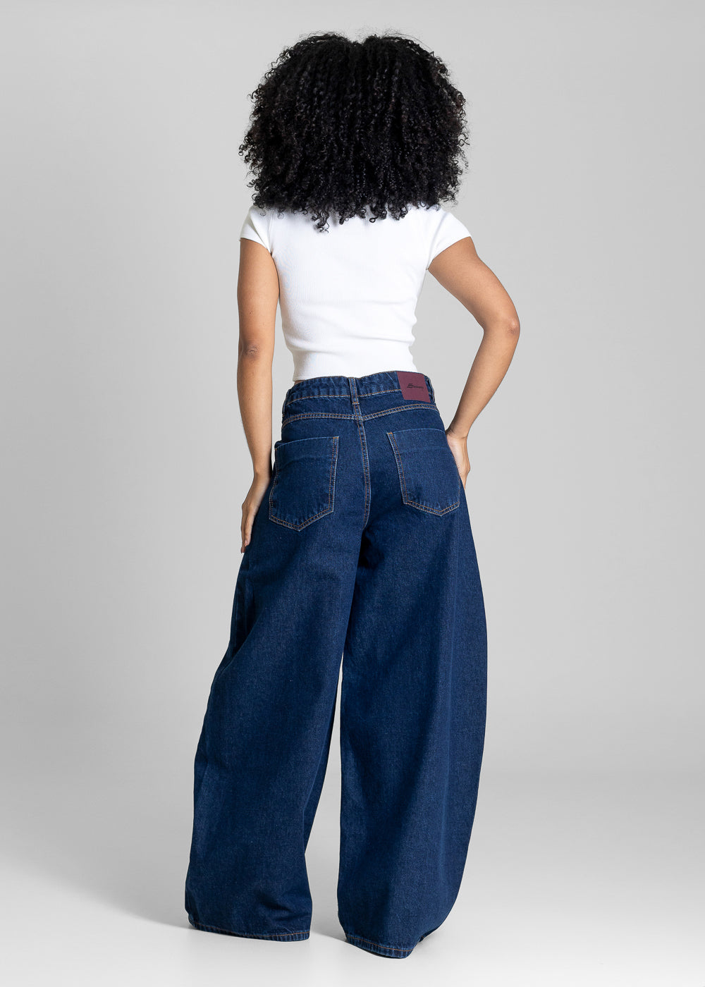 Calça Jeans Sawary Balloon - 283682 AZUL