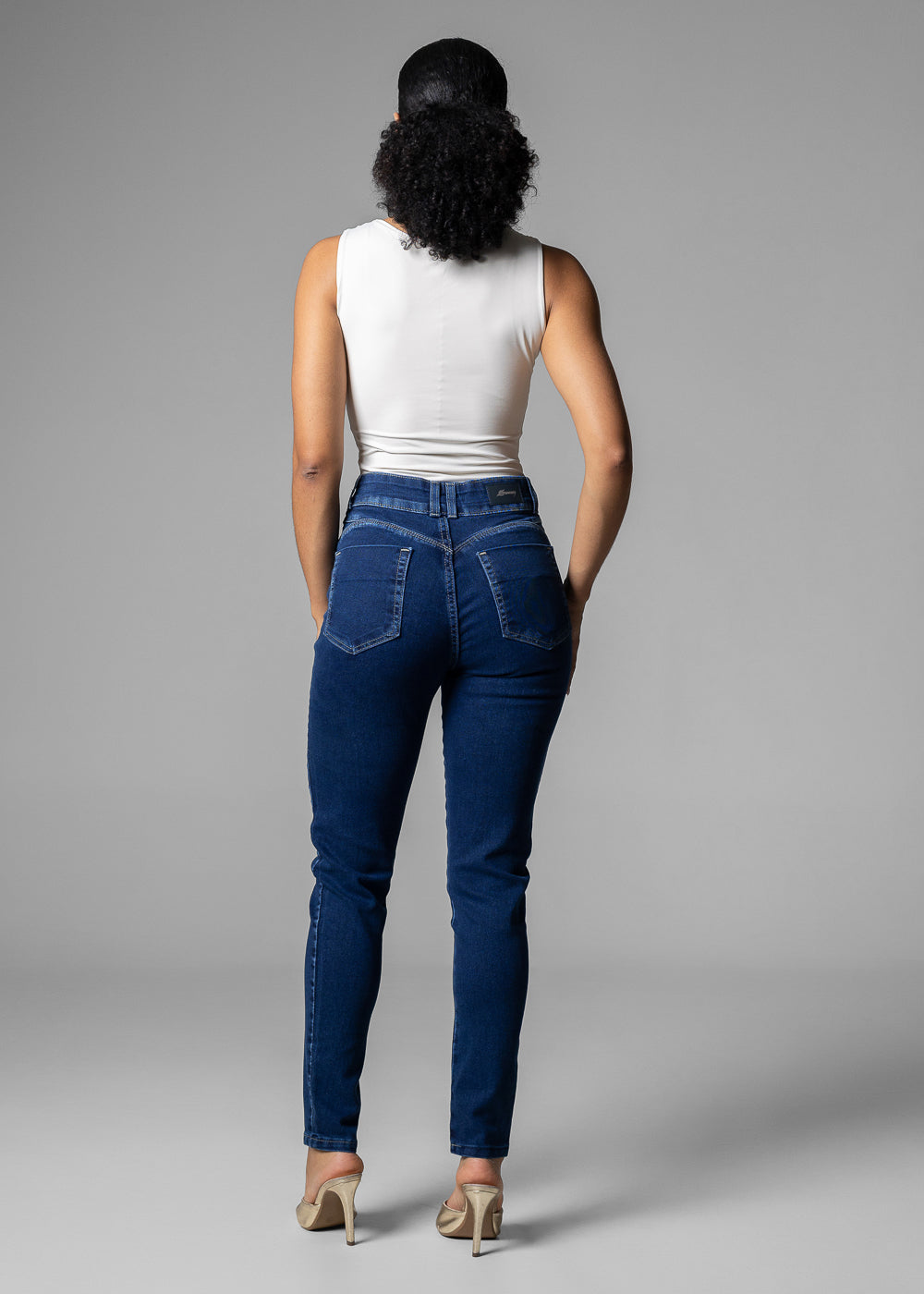 Calça Jeans Sawary Push Up - 283685 AZUL