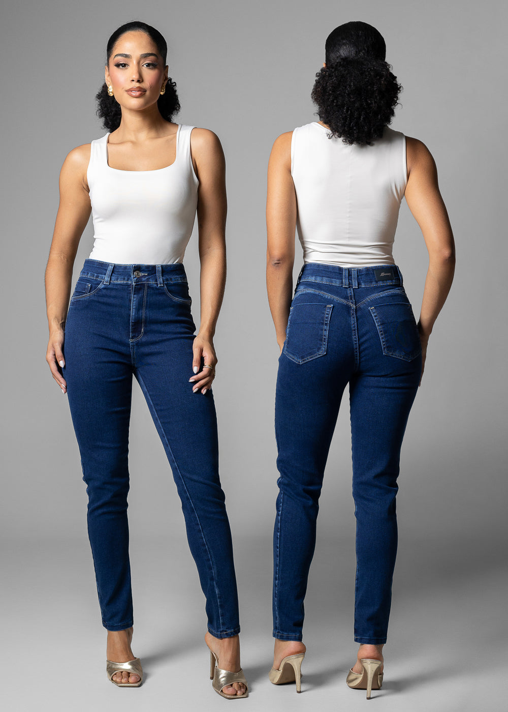Calça Jeans Sawary Push Up - 283685 AZUL