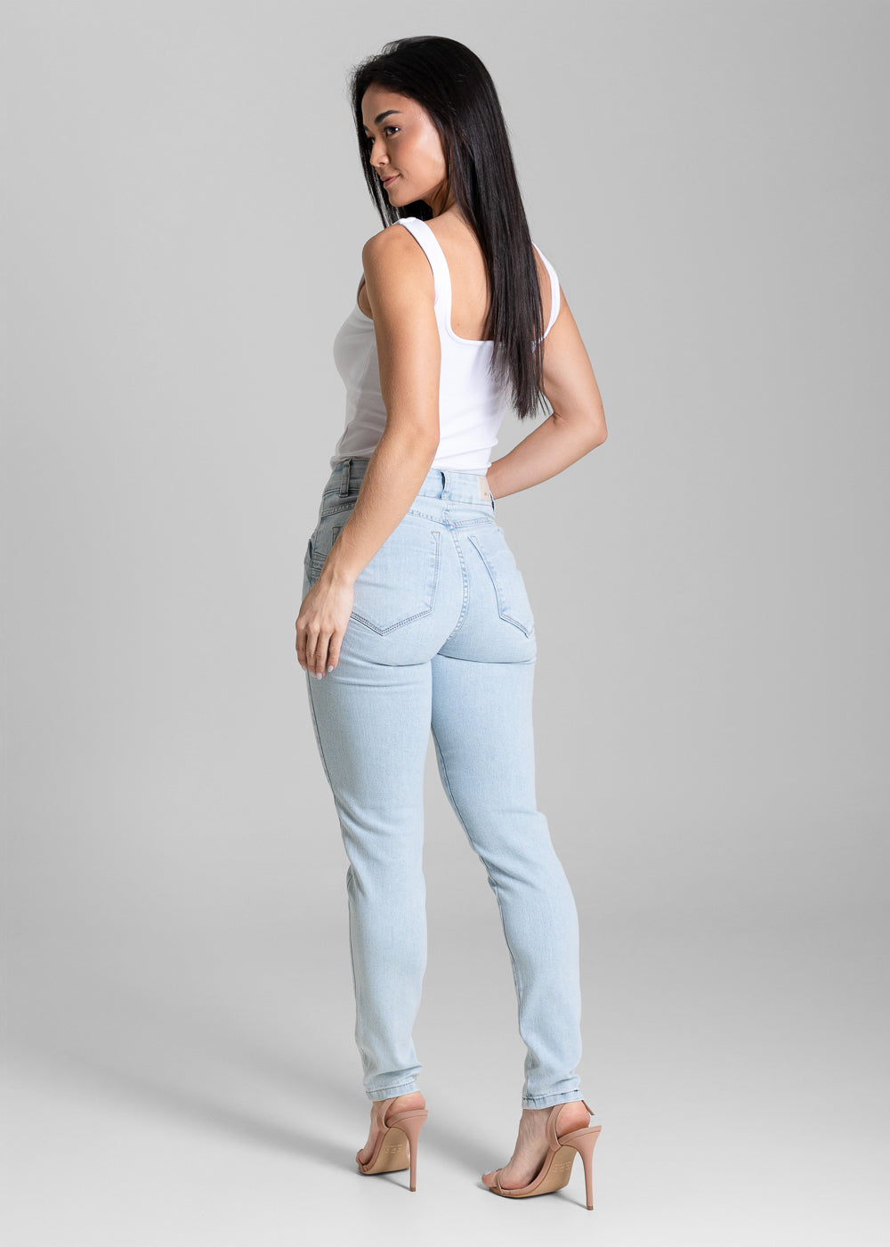 Calça Jeans Sawary Levanta Bumbum - 283686 AZUL