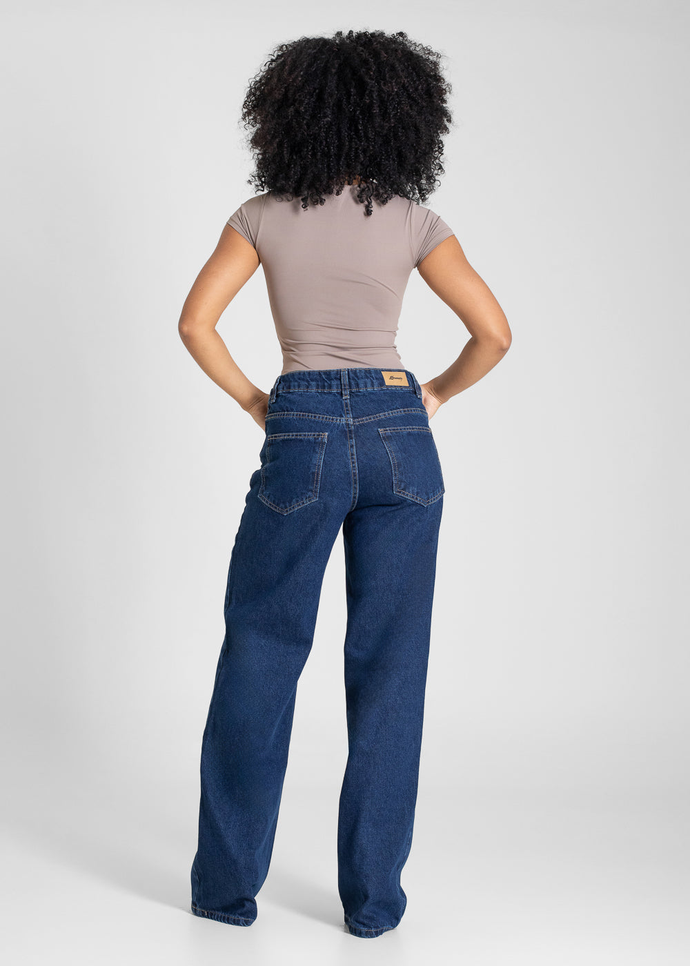 Calça Jeans Sawary Wide Leg - 283687 AZUL