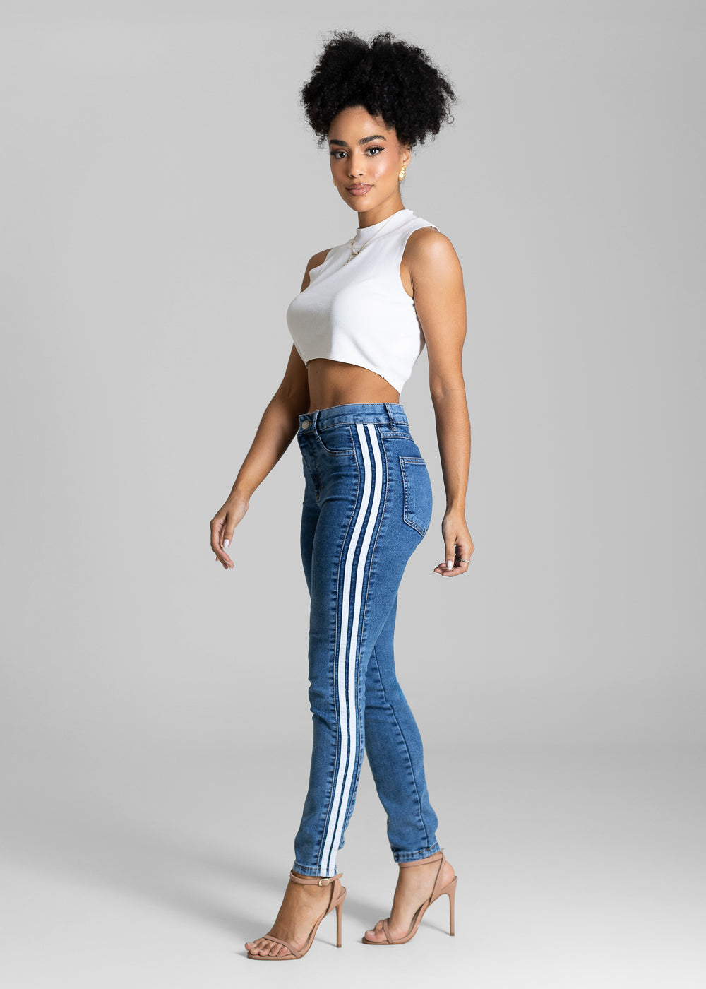Calça Jeans Sawary Cigarrete - 283688 AZUL