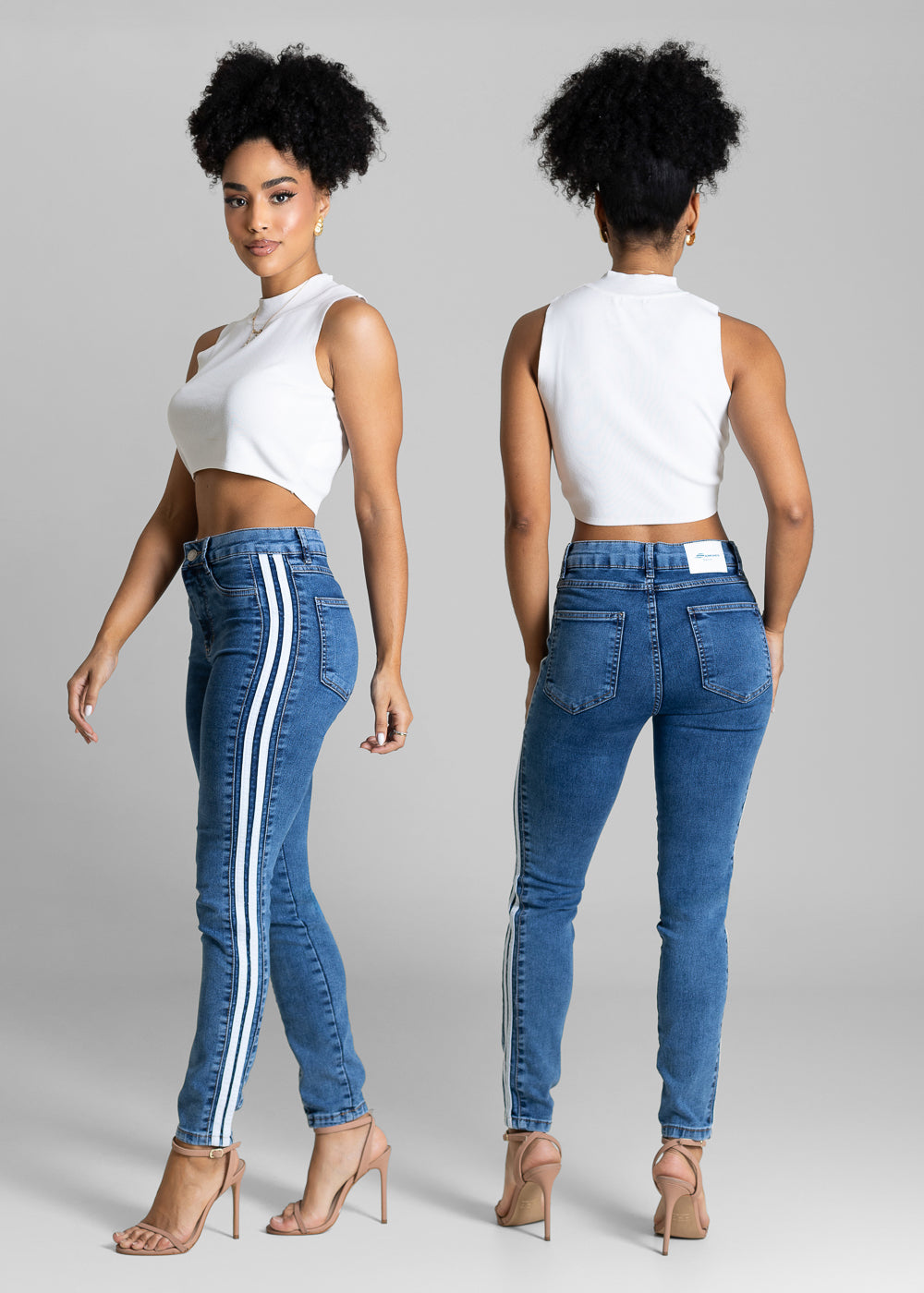 Calça Jeans Sawary Cigarrete - 283688 AZUL