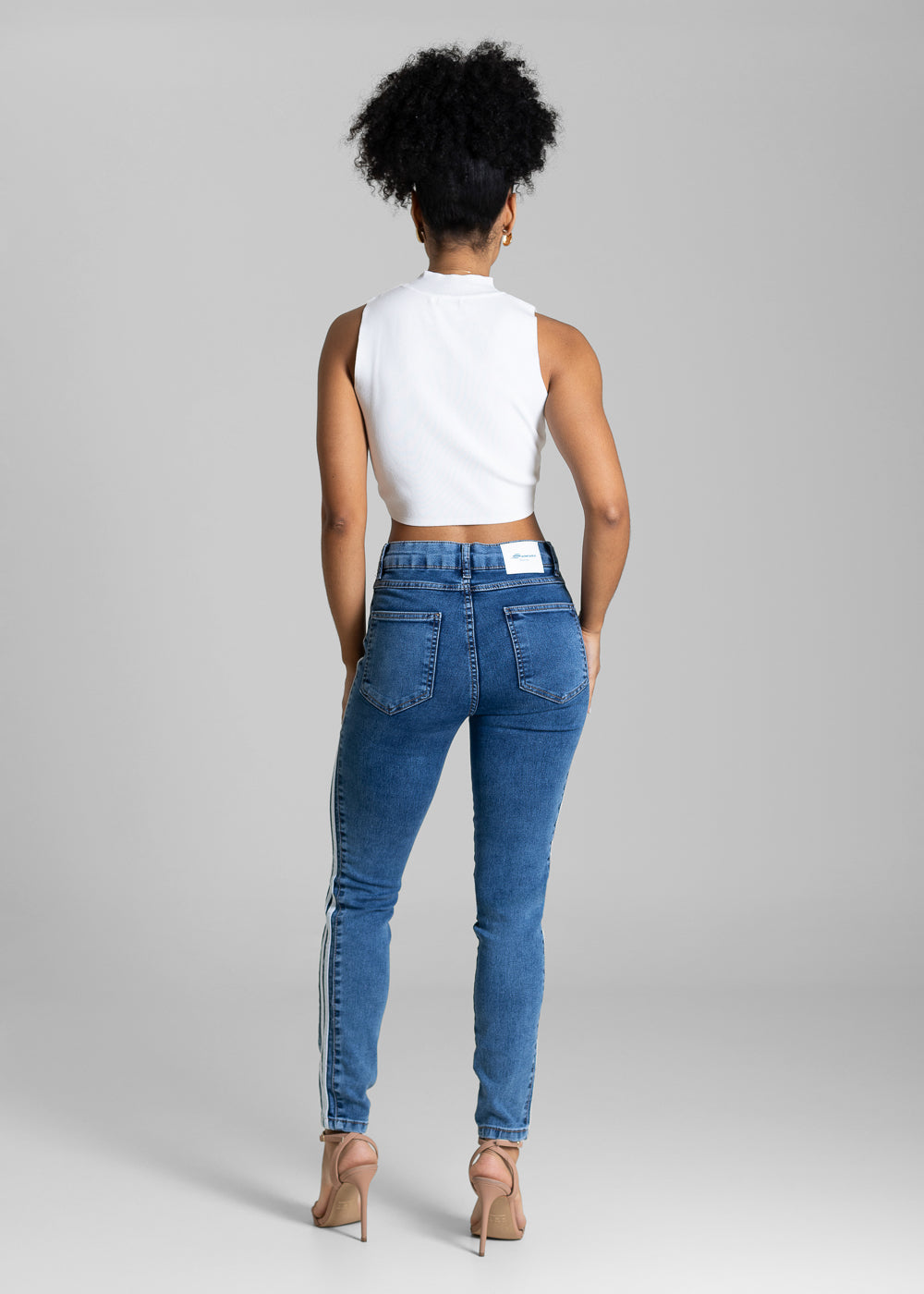 Calça Jeans Sawary Cigarrete - 283688 AZUL