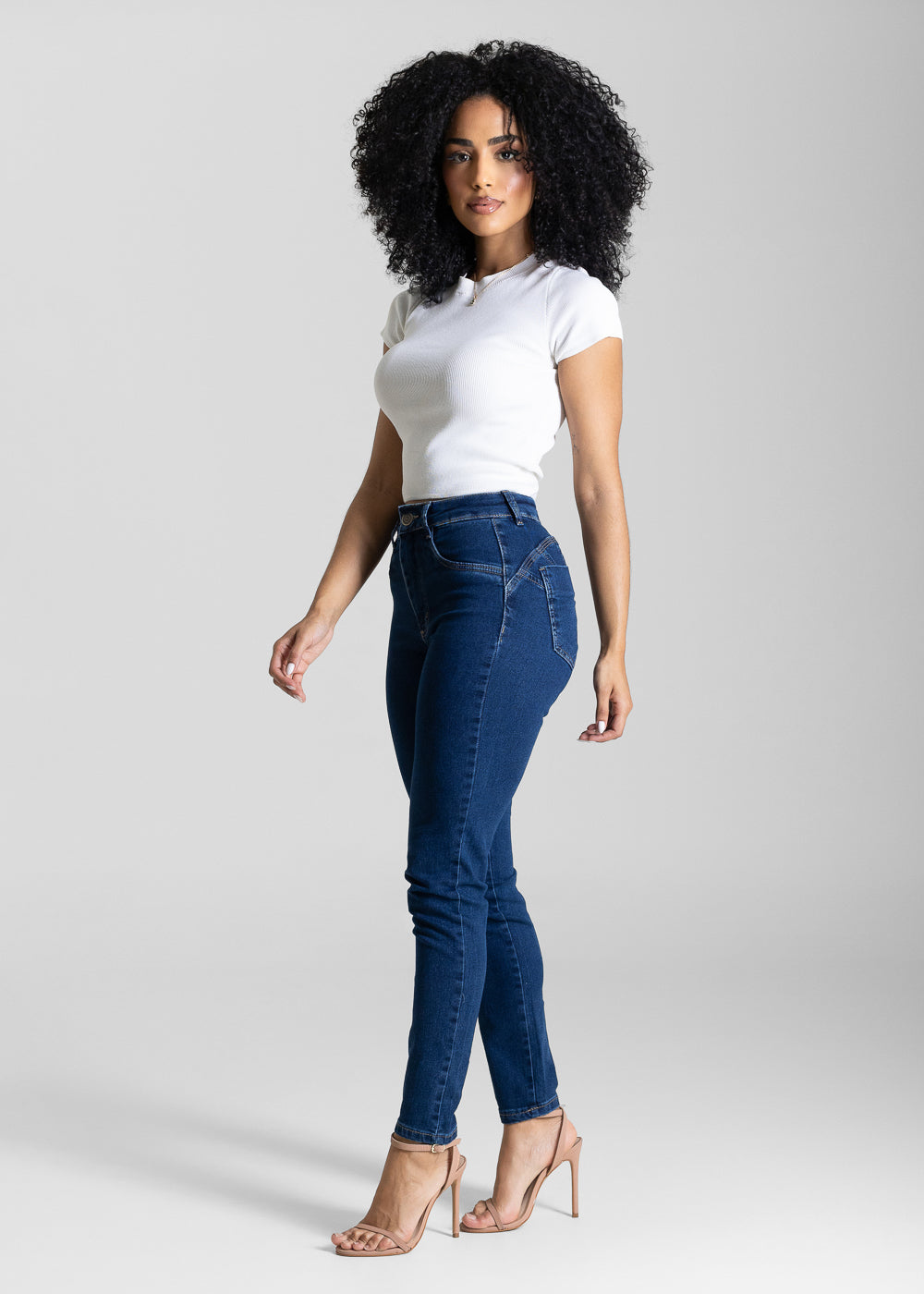 Calça Jeans Sawary Modela Bumbum - 283691 AZUL