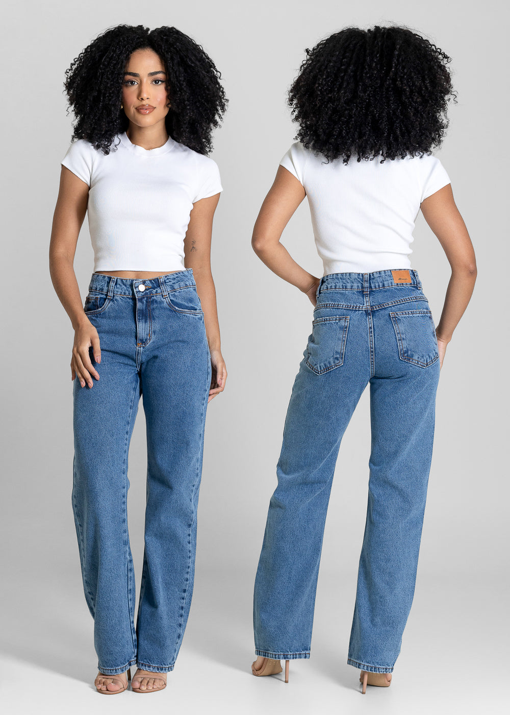 Calça Jeans Sawary Reta - 283700 AZUL
