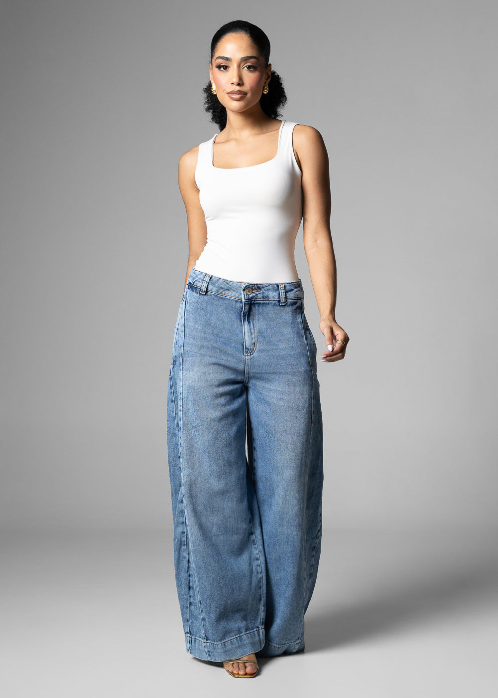 Calça Jeans Sawary Balloon - 283705 AZUL