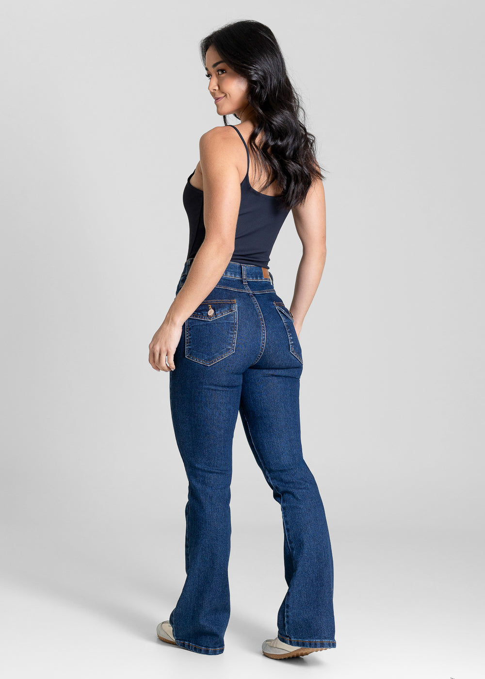 Calça Jeans Sawary Boot Cut Petit - 283711 AZUL