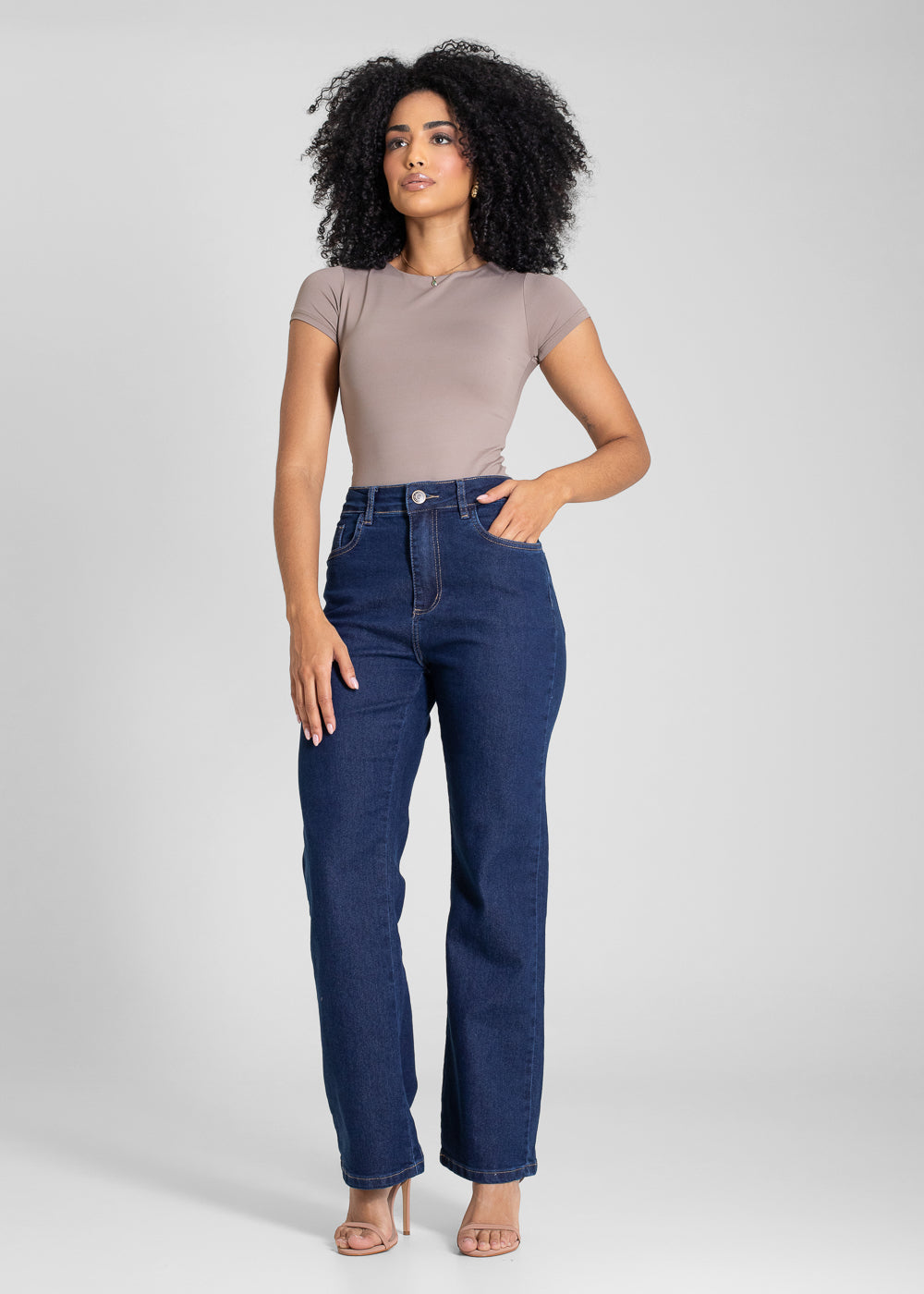 Calça Jeans Sawary Reta - 283714 AZUL