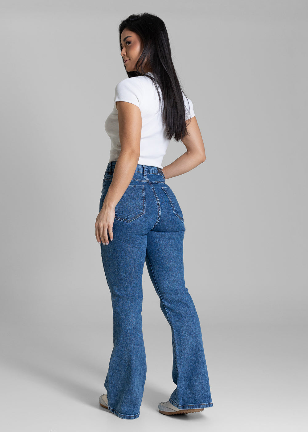 Calça Jeans Sawary Flare Petit - 283721 AZUL